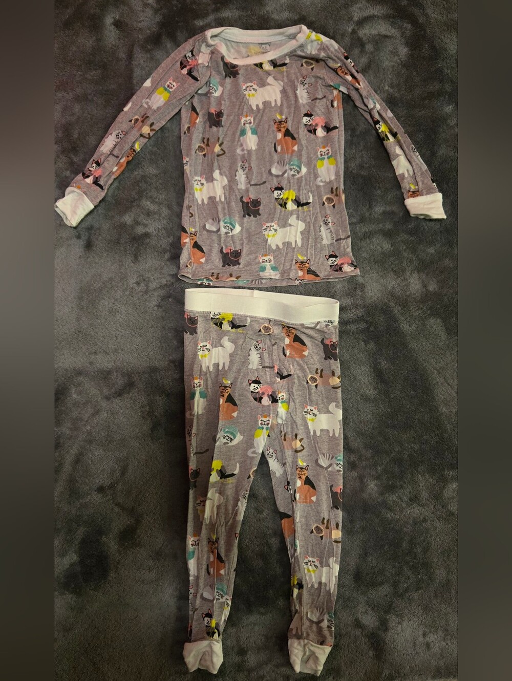 Little Sleepies Bamboo Viscose Cozy Cats Size 18-24